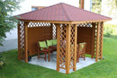 Gazebo da Giardino 3,45x3,45m in Legno