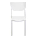Sedia 44x53xh84 cm in Polipropilene Alezio Bianco