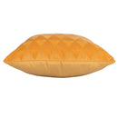 Set 2 Cuscini Decorativi 43x43x6 cm in Poliestere VdE Tivoli 1996 Furry Giallo Ocra