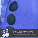 Pupazzi di Neve Gonfiabili H120 cm Luminosi con LED Blu
