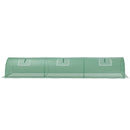 Serra Piccola 300x80x45 cm con 5 Finestrelle e Griglia Centrale in Acciaio PE e PP Verde  