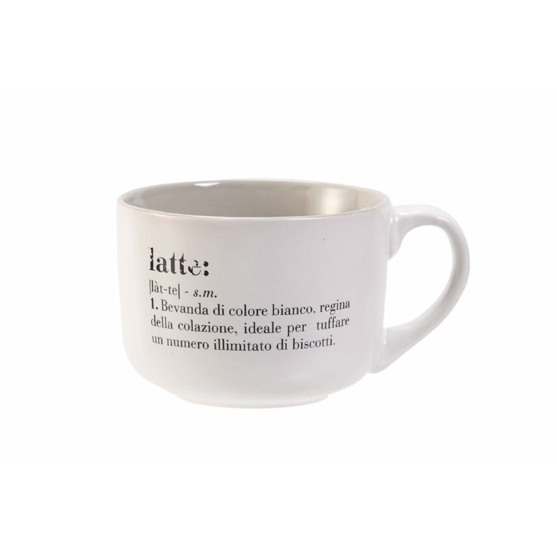 Tazza jumbo latte e Biscotti 11,5x8,5x6,8 cm in Gres VdE Tivoli 1996 