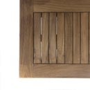 Tavolo Pieghevole Quadrato per Giardino Burraco 80x80 cm Salvaspazio in Teak