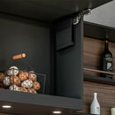 Braccetto per Ante a Ribalta Forza 960 - 2040 Plastica Grigio Antracite Acciaio e Tecnoplast Emuca