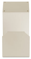 Portatubo Quadrato per Fontane da Giardino in Ferro Antiruggine Belfer 42/PGQ Avorio