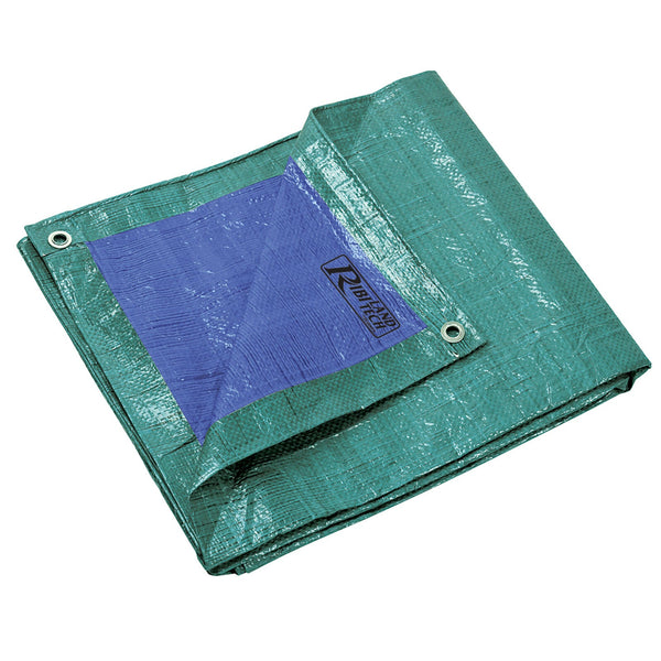 online Verstärkte Schutzplane 8x12m Wasserdicht Rotproof 140gr Grün