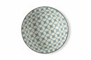 Insalatiera Doppio Decoro in Gres Ø23 cm Villa d'Este Home Tivoli Double Blue