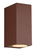 Applique da Esterno Attacco GU10 in Alluminio Pressofuso Ruggine