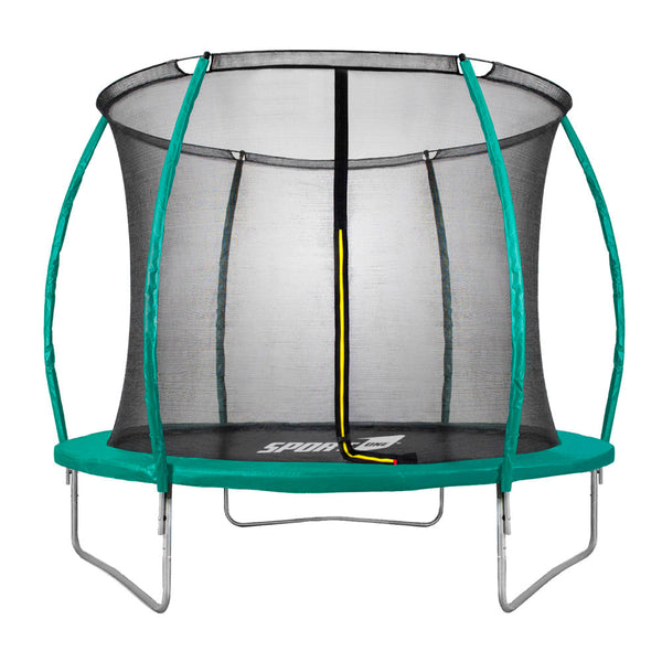 prezzo Trampolino Tappeto Elastico con Rete Ø 305 cm Supporti Curvi Pump Verde