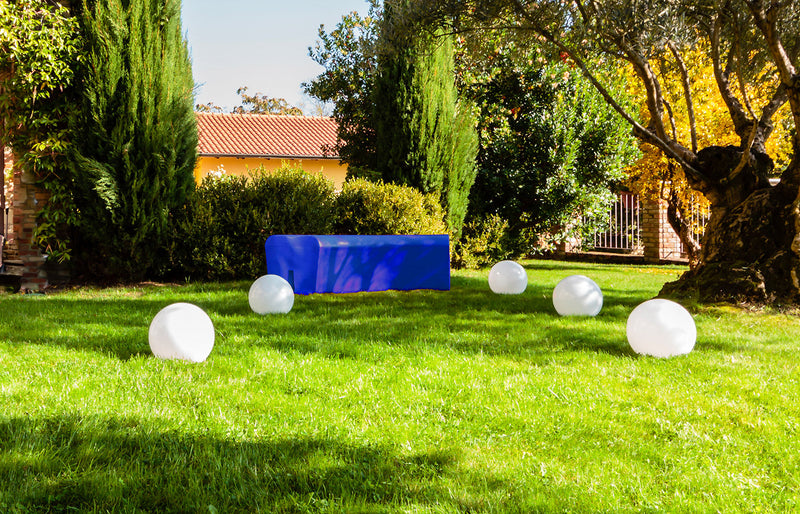 Panca da Esterno Seduta Modulare 120x50 cm in Resina Arkema Althea Cherry