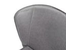 Set 4 Sedie 49x56xH82 cm in Similcuoio Break Grigio Chiaro
