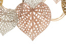 Pannello da Muro Hearts 91x2,5x39,5 cm in Ferro 