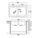 Lavello 80x50 cm 50 series