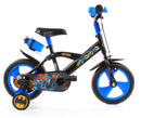 Bicicletta per Bambino 12"" 1 Freno Batman Nera