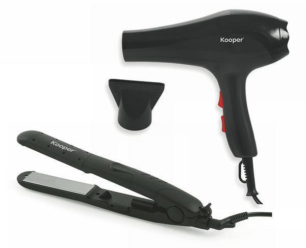 prezzo 2000 W Haartrockner und Glätteisen Set mit Kooper Style Duo Ionisator