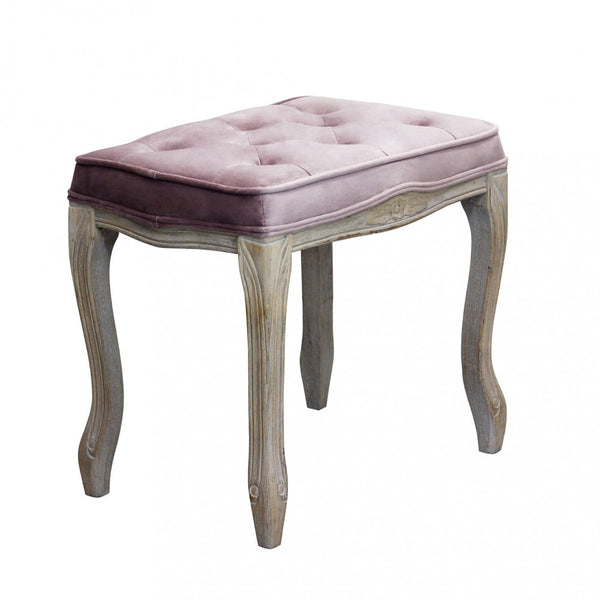 Marly Hocker 50x36x47 h cm in rosa Samt sconto