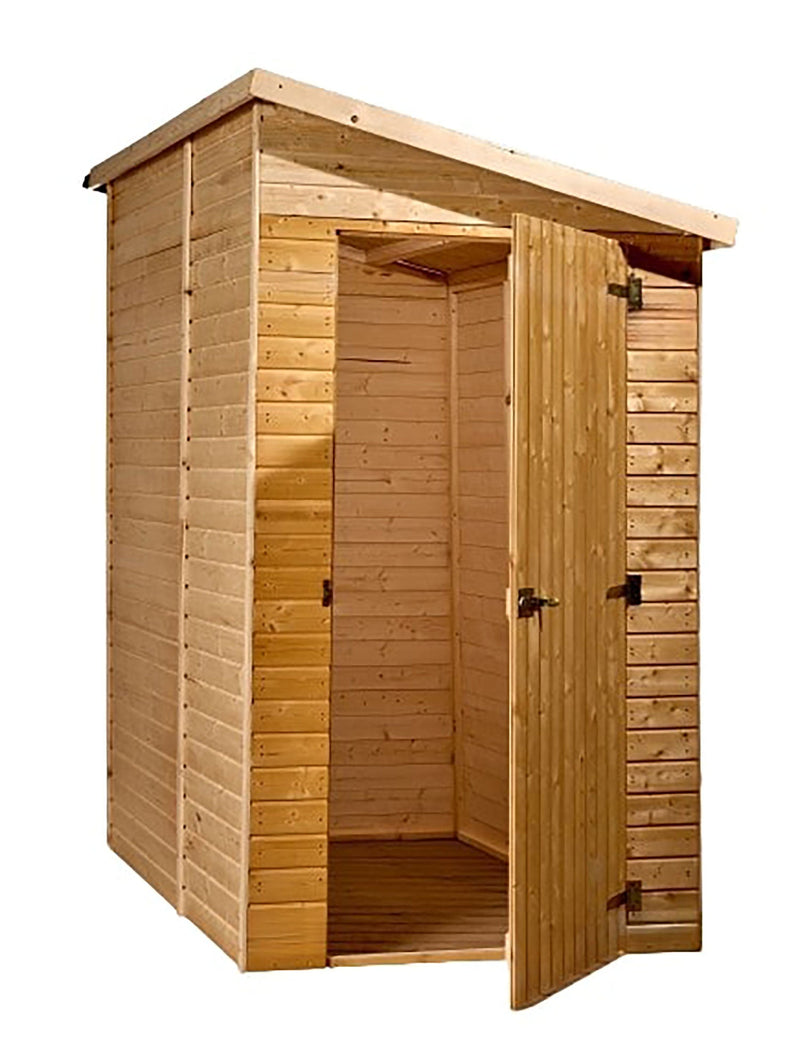 Casetta Box da Giardino 1,2x2 m Senza Pavimento in Legno Picea Massello 16mm Eden