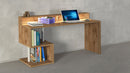 Scrivania a Giorno 180x60x92,5 cm Esse Rovere Wotan  