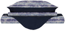 Copripiumino con Stampa sul Sacco e Federe Doubleface Jeans Stripes