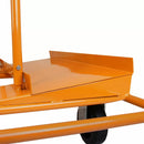 Trolley per Trasporto Cartongesso Pannelli Compensato e MDF Max 1000kg con Ruote in Acciaio Arancione