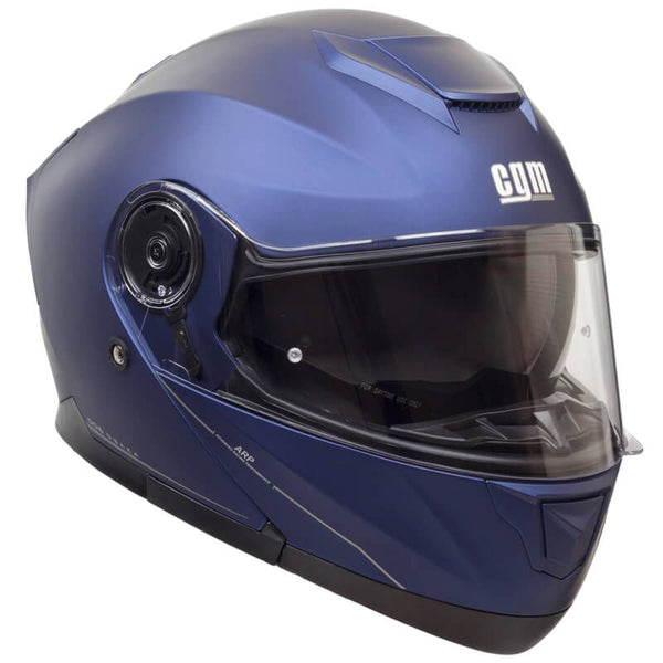 acquista Integralhelm für Scooter CGM Osaka Long Visor 506A Matt Blau Verschiedene Größen