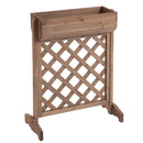 Fioriera da Giardino 68x30x85,5 cm in Legno 
