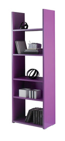 Libreria da Parete con 5 Ripiani in Melamina 56x29x184cm TFT  Boost Viola