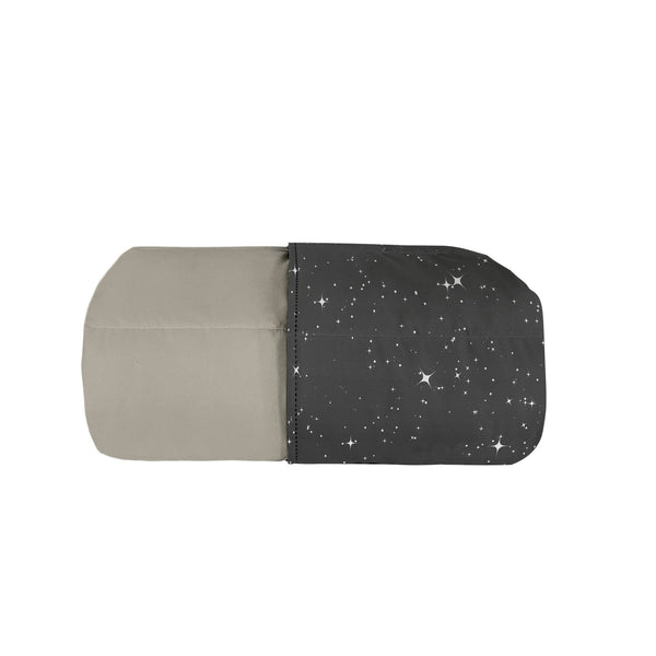 sconto Trapuntino Estivo 100gr con Stampa in Microfibra Stars Grigio Varie Misure