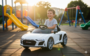 Macchina Elettrica per Bambini 12V con Licenza Audi R8 Sport Bianca