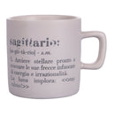 Tazzina Caffè Zodiaco "sagittario" Ø6x6,5 cm in Bone China VdE Tivoli 1996 Beige