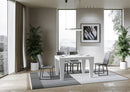 Tavolo Allungabile 140/244x90x77 cm Spimbo Bianco Frassino  