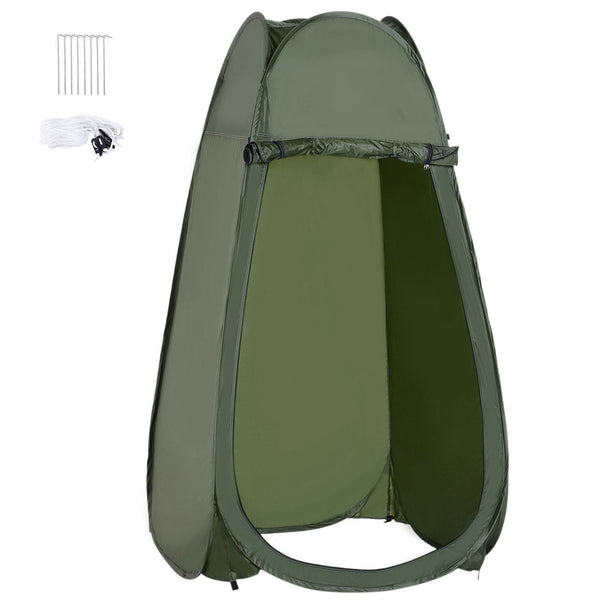 online Tenda da Doccia Pop Up Impermeabile 100x100x185 cm in Poliestere Verde Militare