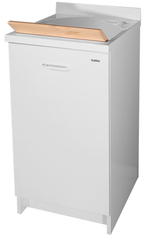 prezzo Waschbeckenunterschrank 45x50x85cm Rechts Montegrappa Edilla Weiße Holzbohlentür