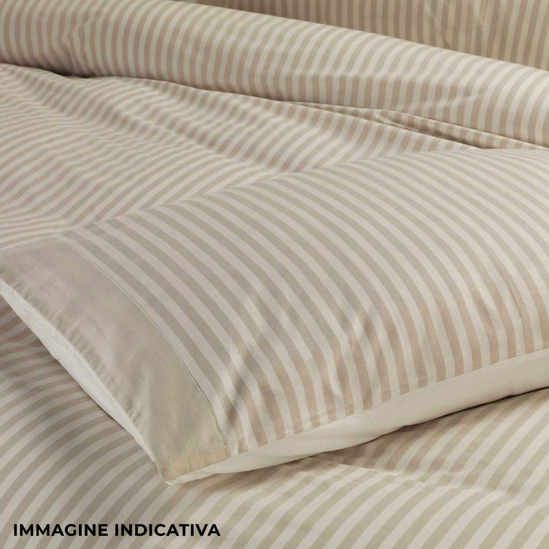 Copripiumino Matrimoniale con Sacco e Federe Tinto in Filo Garrini Jennifer Menta