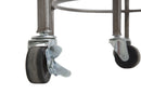 Tavolo da Caffé Bolt Coppia Ø59,5x64-45x52 cm Legno e Ferro Grigio