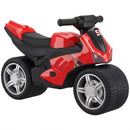 Moto Cavalcabile Balance Senza Pedali per Bambini 18-36 Mesi con Musica Rosso      