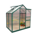 Serra da Giardino in Alluminio e Policarbonato con Finestra H201x190x132cm Taddei Flora S