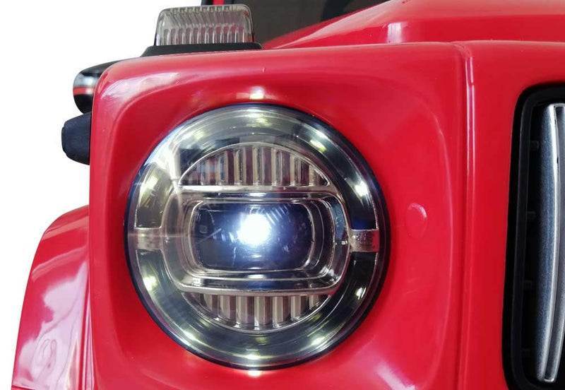 Macchina Elettrica per Bambini 12V con Licenza Mercedes G63 AMG Fuoristrada Rossa