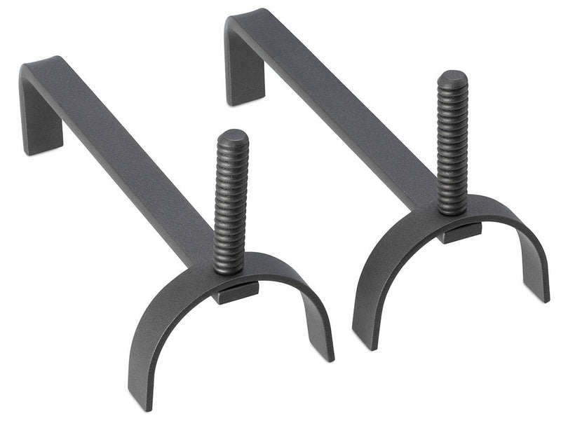 Coppia di Alari per camini e Stufe in Ferro Belfer 3006 Antracite