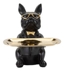Bull Dog Svuota Tasche 19x23,5x20 cm in Poliresina Nero/Oro