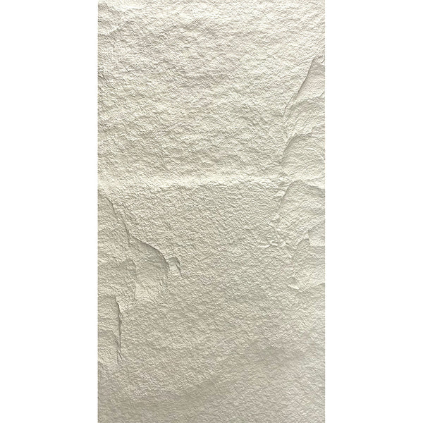 prezzo Set 10 Pannelli Decorativi Area 7,2 mq 120x60x3 cm Rivestimento Murale Effetto Pietra Naturale 3D in PU Bianco Leccese