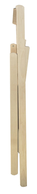 Set 4 Sedie Pieghevole 47,5x42,5x45/79 cm in Legno di Faggio FSC Grezza