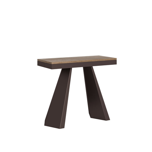 Consolle Allungabile 90-300x40x77 cm in Nobilitato Marrone online