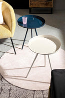 Tavolino Basso 46,5x46x50 cm in Acciaio