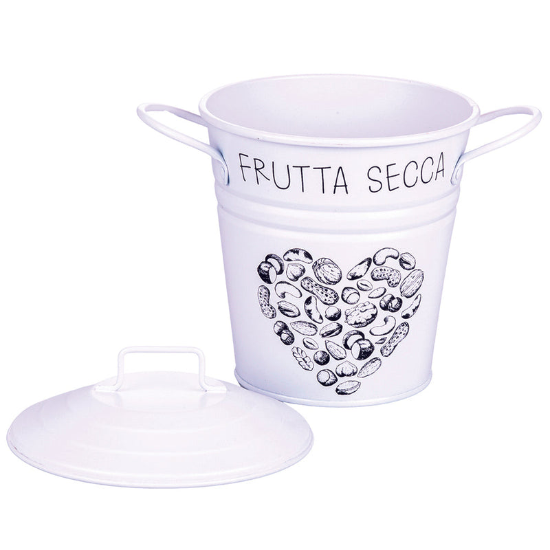 Secchiello per Frutta Secca 13x13 cm  in Metallo VdE Tivoli 1996 Daily