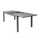 Tavolo Allungabile Pental 180/240x100x73 h cm in Alluminio Taupe