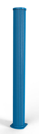 Doccia Solare da Esterno con Nebulizzatore Miscelatore e Doccetta Mobile Arkema Jolly Go Blu