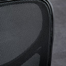 Sedia da Ufficio Ergonomica con Altezza Regolabile Supporto Lombare e Poggiatesta 66x61x106-116 cm  Nero