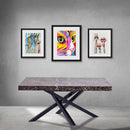 Tavolo da Pranzo Allungabile 200x76x90 cm in Legno Nobilitato Marmo