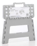 Sgabello Pieghevole 30x22x22 cm in Polipropilene Grigio